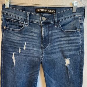 EXPRESS Ultimate Stretch Legging Mid Rise Jeans Size 6🌸
